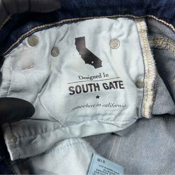 AG Adriano Goldschmied Prima Cigarette Crop Jeans Women’s 31 Blue Mid Rise Denim - Picture 7 of 14